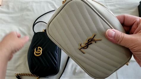 meglio borse gucci o ysl|YSL camera bag vs Gucci.